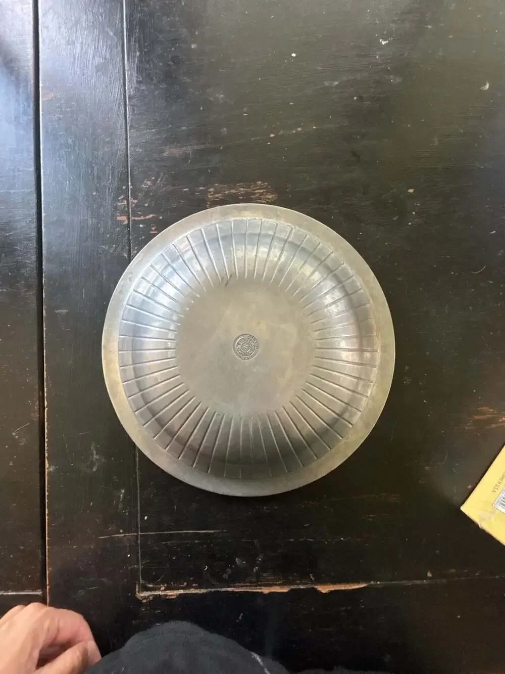 Wilton Armetale RWP Flutes and Pearls Pattern Chip and Dip Serving Bowl